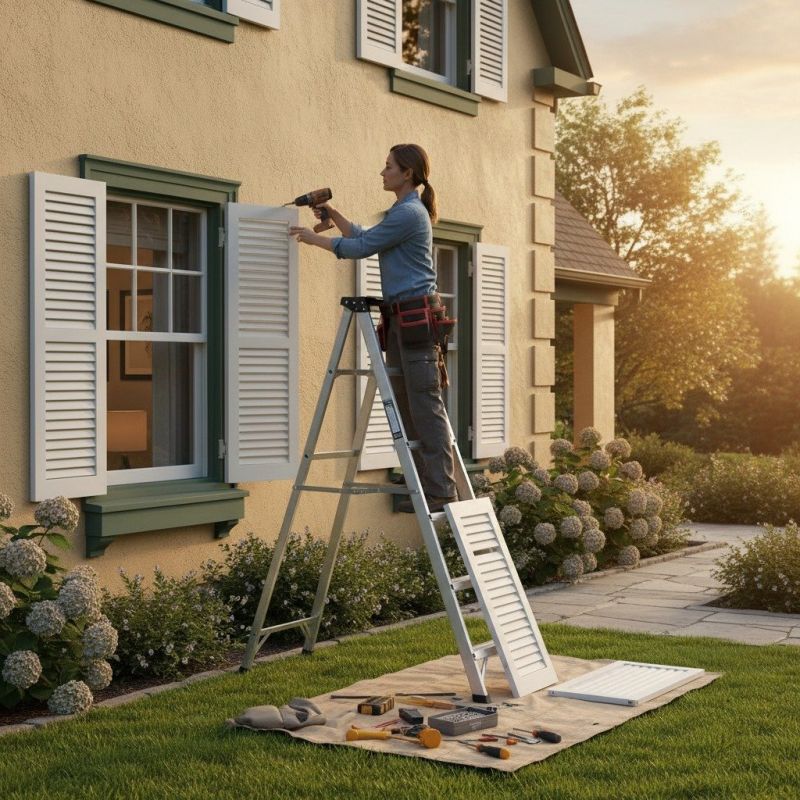 Shutter Reattachment in Overland Park, KS