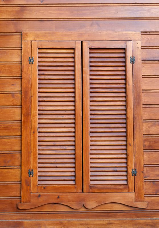 Wood Shutters Installation